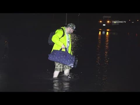 Rainstorm causes flooded roads, mudslides and street closures in San Diego