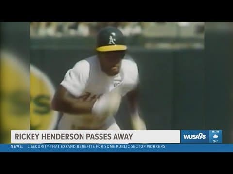 Rickey Henderson dies, record-breaking baseball player was 65