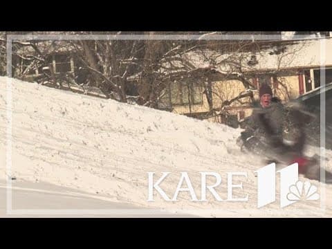Finally! A day of snow in Minnesota