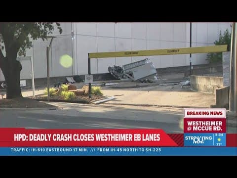 High-speed chase on Westheimer ends with car slamming into Galleria garage