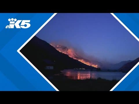 Pioneer Fire burning near Stehekin grows to 33,000 acres; level 3 evacuations issued