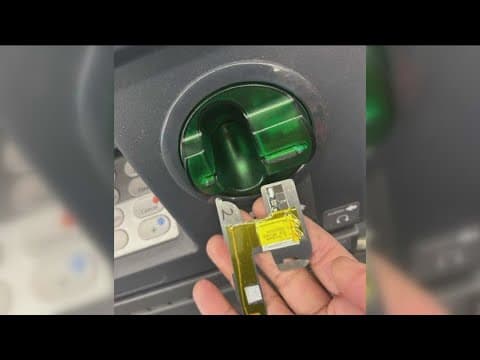 Man says his card was stuck in card skimmer at CVS