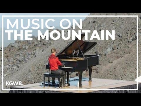 A piano concert at the top of Mount Bachelor