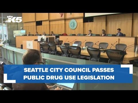 Seattle City Council passes legislation that addresses public drug use