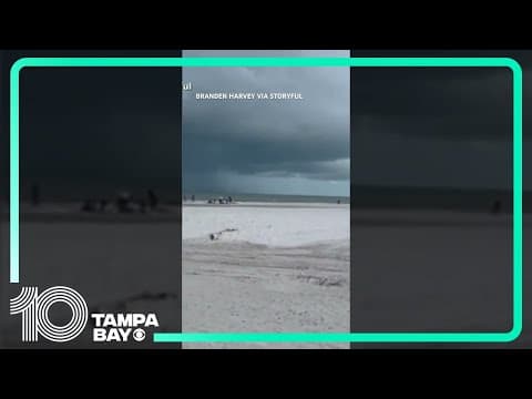 Waterspout spotted off Fort Myers Beach