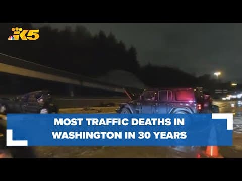 Washington sees highest traffic deaths in 30 years for 2022, preliminary data shows