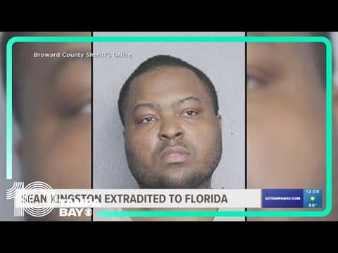 Singer Sean Kingston extradited to Florida
