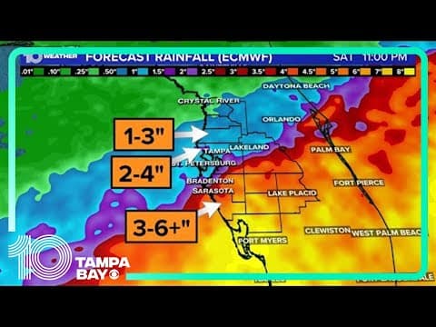 Tropical disturbance funnels heavy rain to Florida: Tuesday morning weather update