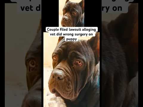 Rockie the puppy underwent hip surgery but should have received bilateral knee surgery.