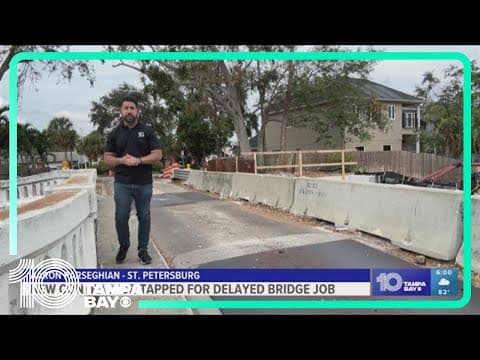New contractor tapped for long-delayed bridge replacement project in St. Pete