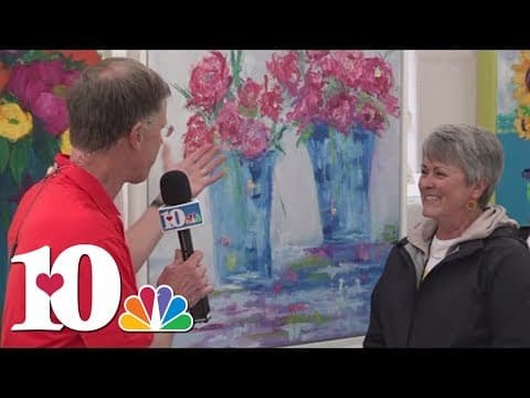Local art vendor shares why she loves to paint