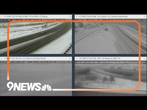 Roads are in decent shape Sunday morning, according to CDOT spokesperson