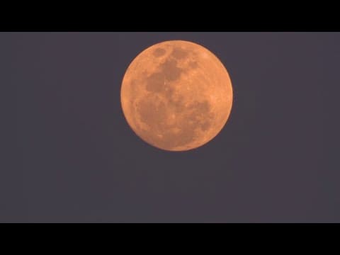 Rare super blue moon begins Monday