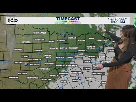 DFW Weather: Latest forecas and timeline for weekend  rain, storm chances