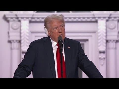 RNC wraps up with Trump describing assassination attempt, accepting Republican nomination