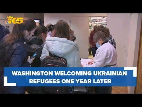 One year after Russian invasion, Washington still welcoming Ukrainian refugees
