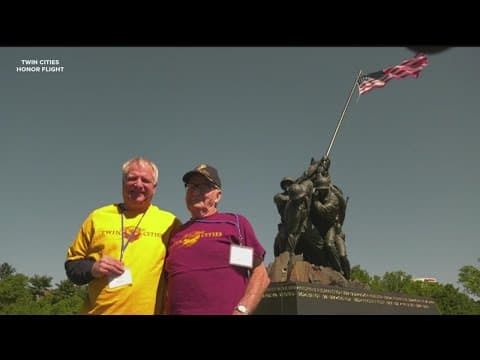 Honor Flight departs from MSP Monday morning