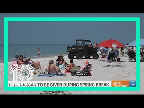 Organizations giving out free Narcan at Tampa Bay beaches during spring break