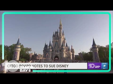 DeSantis board approves suing Disney in latest tug-of-war