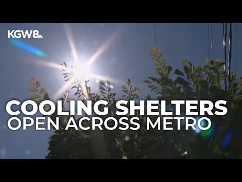 Cooling shelters open across the metro area