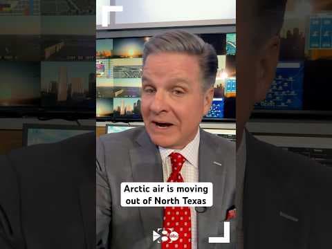 The Arctic air is moving out of North Texas with warmer temps on the way.