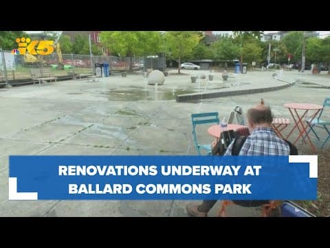 Construction underway for playground in Ballard Commons Park