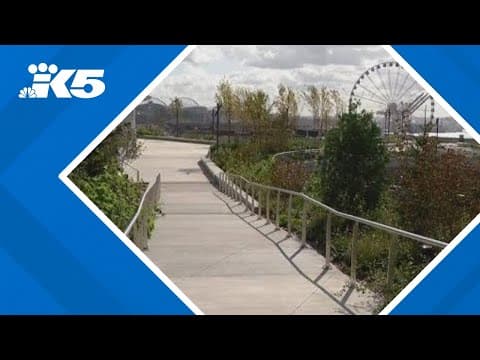 Overlook Walk, a new landmark on Seattle's Waterfront, set to open this week