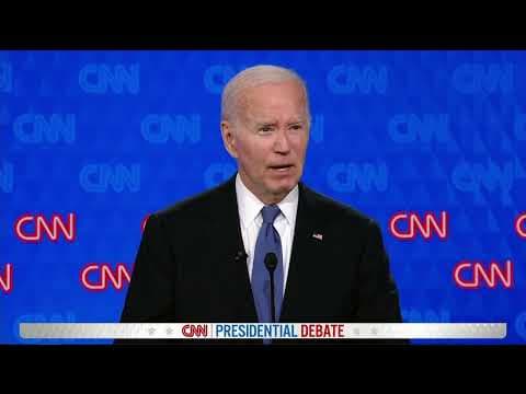 President Biden talks border security during debate with former President Trump