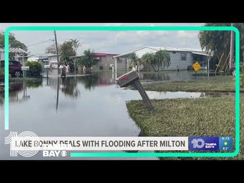 Lake Bonny neighbors deal with flooding after Hurricane Milton