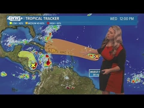 Wednesday 12PM Tropical Update: Tropics remain quiet, 2 spots in Caribbean could develop this week