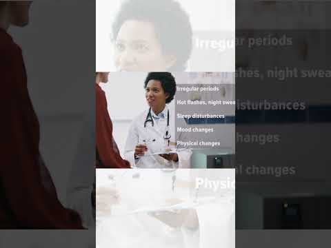 Medical expert discusses signs of menopause