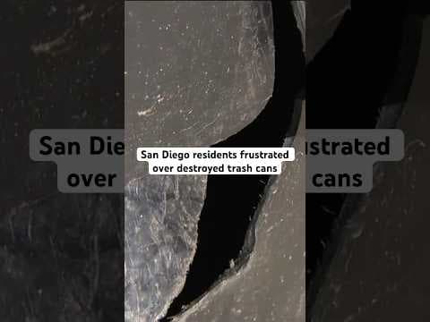CBS 8 viewers in the City of San Diego continue to share their frustrations of destroyed trash cans.