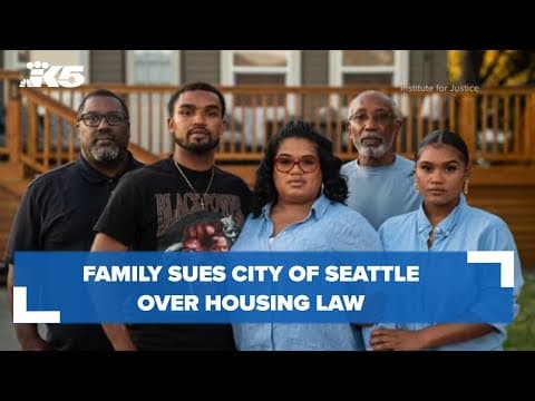 Family sues city of Seattle over housing law