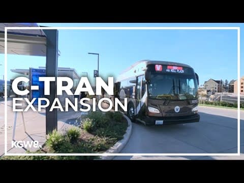 C-TRAN's bus rapid transit system launch expansion to Mill Plain Boulevard in Vancouver