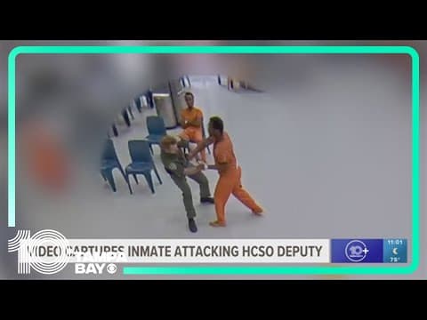 Video captures inmate attacking deputy at Hillsborough County jail