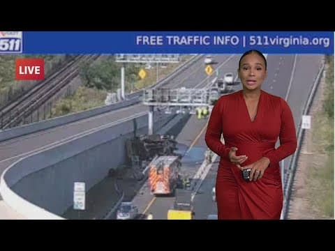 Serious crash causes delays on I-66 in Fairfax County