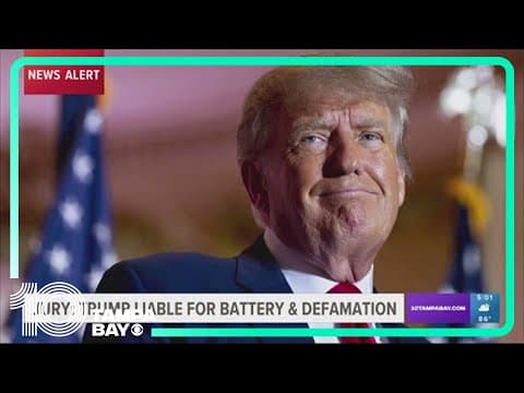 Jury finds Trump liable for sexual abuse, awards accuser $5M