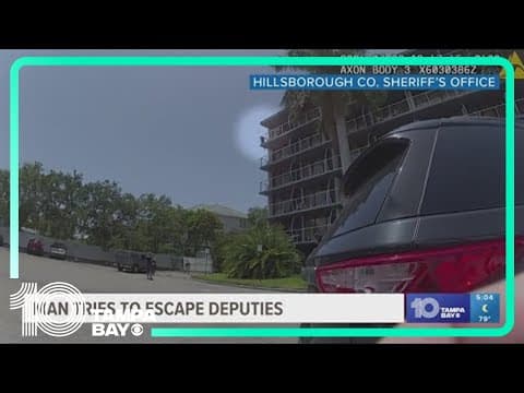 Armed robbery suspect seen jumping between balconies at hotel in Tampa