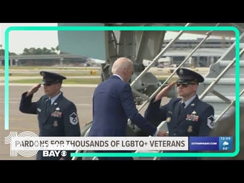 Biden pardons potentially thousands of ex-service members convicted under now-repealed gay sex ban