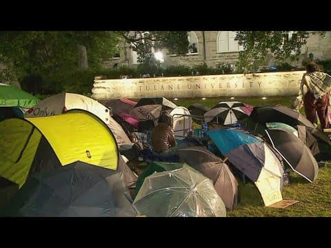 Tulane closed part of campus over protests
