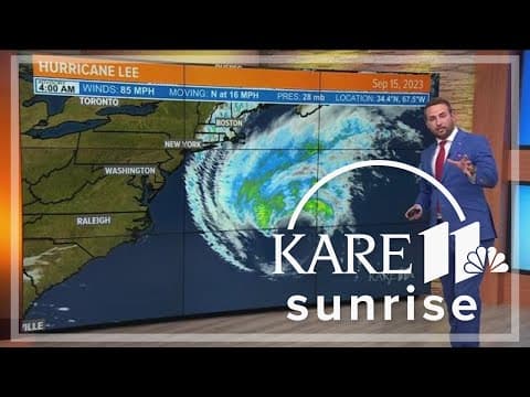 TRACKER: Hurricane Lee approaching United States