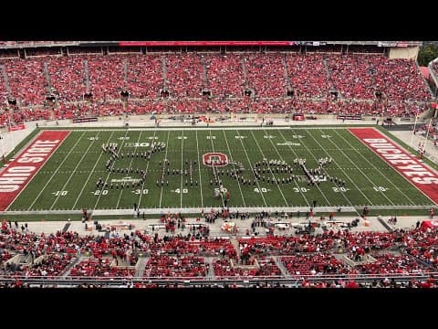 Halftime Show: Ohio State Marching Band celebrates with 'Shrek'