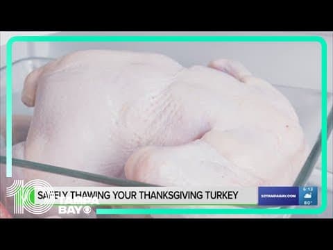 Safely thawing your Thanksgiving turkey: 5 VERIFIED tips