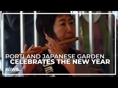 Portland Japanese Garden celebrates O-Shogatsu with painting