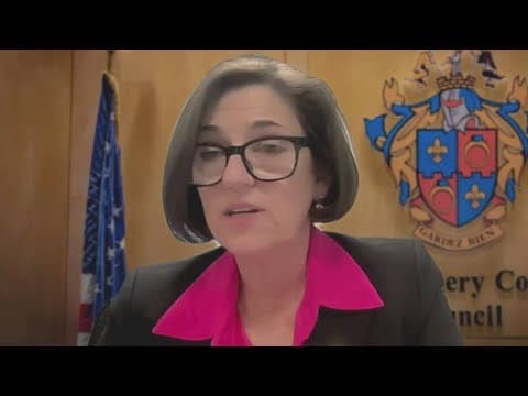 Montgomery County Council President Kate Stewart holds first news media availability