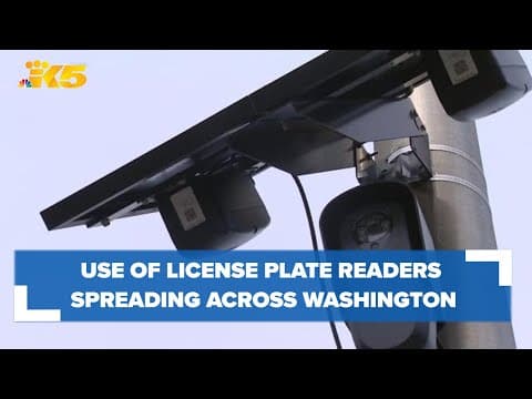 Use of license plate readers spreading across Washington