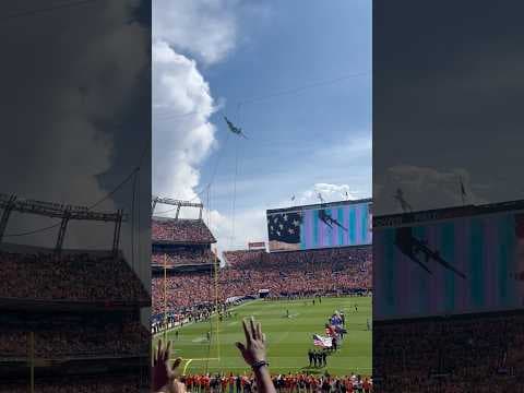 C-130 Air Force Reserves Flyover at Denver Broncos game vs. Steelers