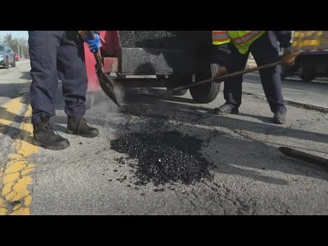 Indy begins pothole blitz with hot mix asphalt