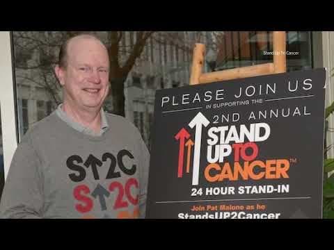 Cancer survivor stands 24 hours for charity | Get Uplifted