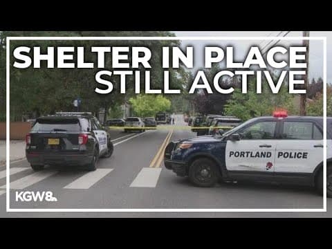 Police search for shooting suspect in Southeast Portland